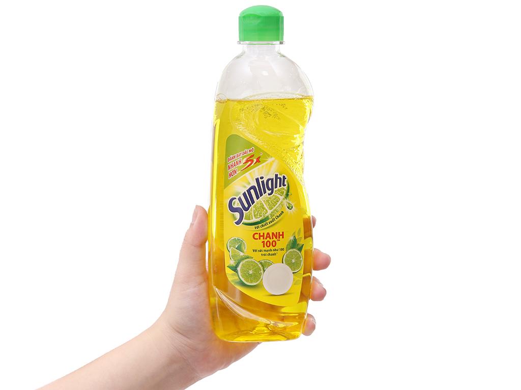 Combo 2 Chai Nước rửa bát Sunlight Chanh chai 400ml