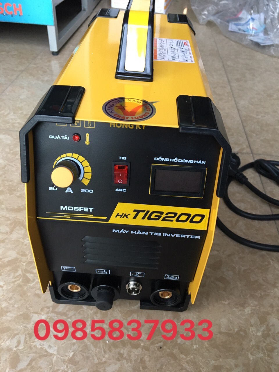 Máy hàn Tig HK TIG200A chính hãng tại Máy NTT bảo hành dài hạn dễ dàng hiệu quả an toàn