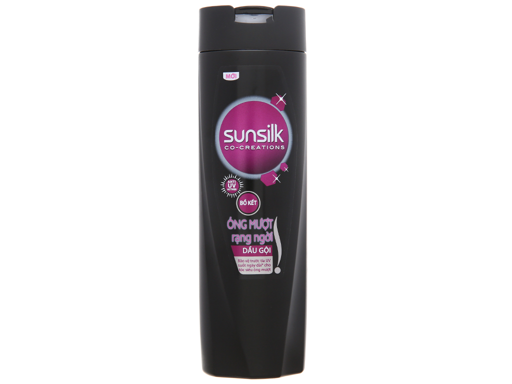 Dầu gội Sunsilk đen óng mượt rạng ngời chai 170g