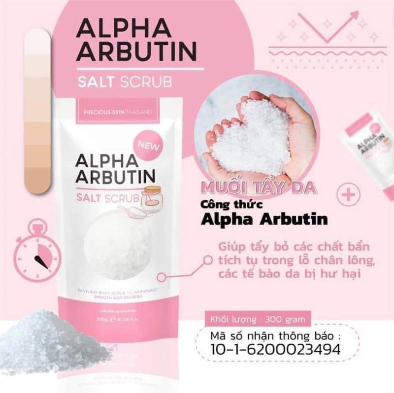 Muối Tắm ALPHA ARBUTIN 300gram Thái Lan giá rẻ
