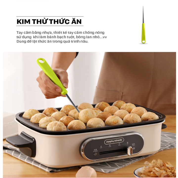Bộ dụng cụ nhà bếp 7 món Morphy Richards RM1032 - Chất liệu siêu bền chịu nhiệt độ cao - HÀNG NHẬP KHẨU