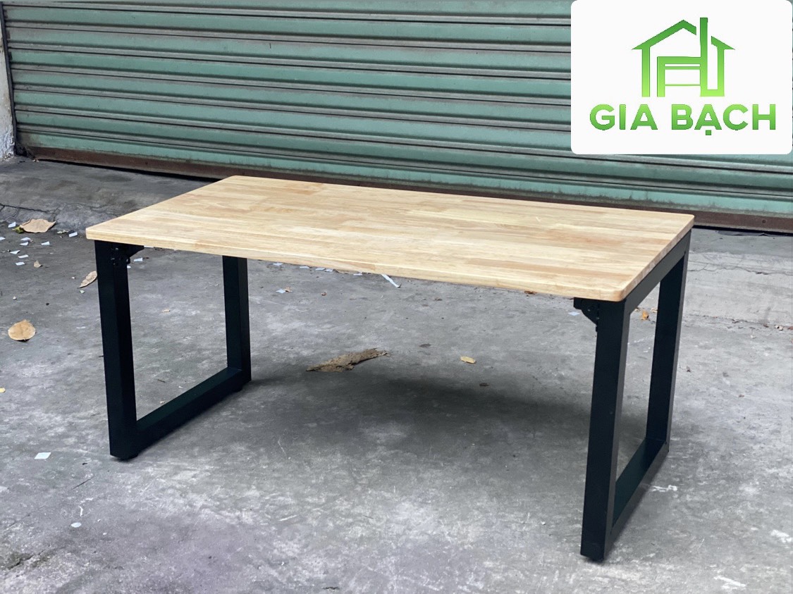 Bàn Gỗ Chân Sắt Cao 48cmChân Xếp Gọn