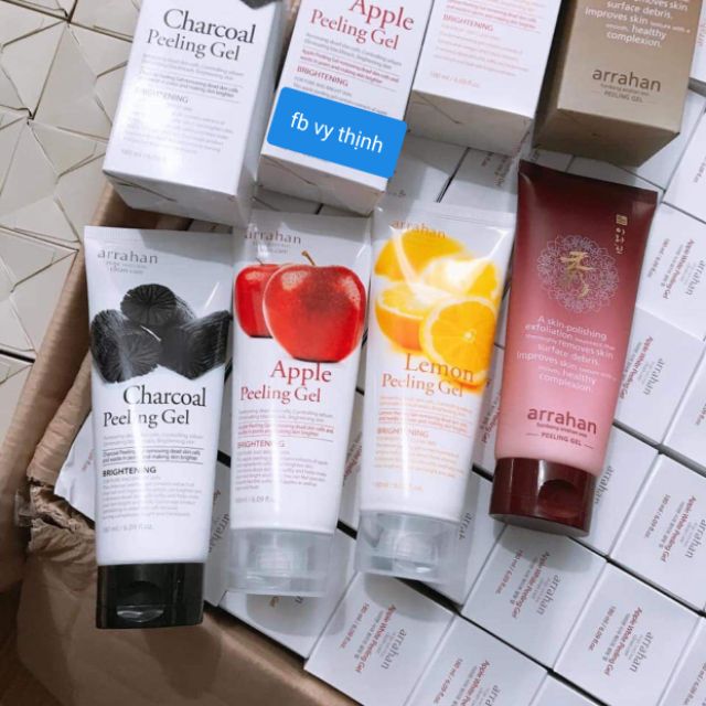 [HCM]Gel Tẩy Tế bào Chết Arahan Hàn Quốc 180ml Hương Trái Cây Sạch Bụi Bẩn  Se khít Chân lông