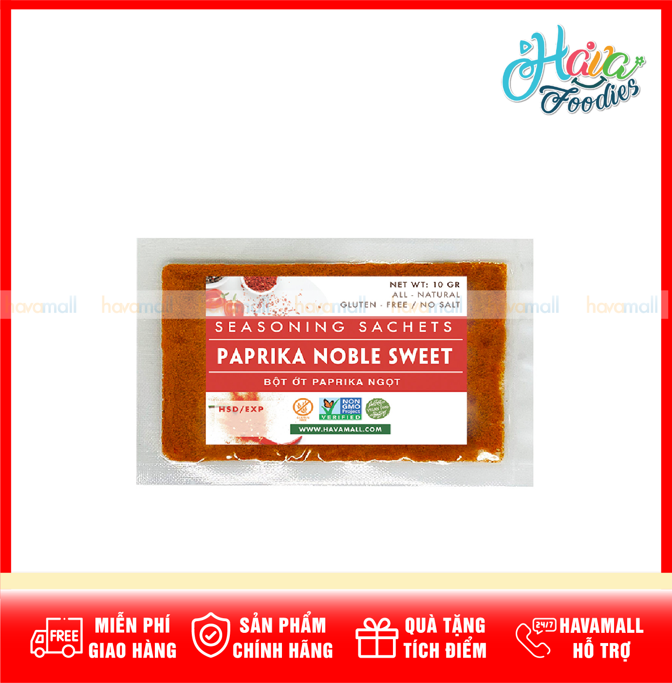 Ớt Bột Paprika Noble Sweet Havafood