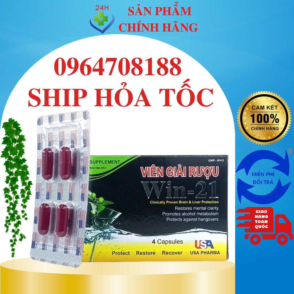 Viên giải rượu Win 21