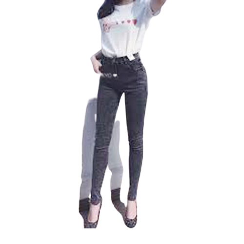 [HCM]Quần Dài Nữ Kaki Giả Jean Dây Kéo Trước Lưng Chum Dáng Skinny Ôm Thời Trang Công Sở Phù Hợp Đi Làm Đi Chơi  Kkw01