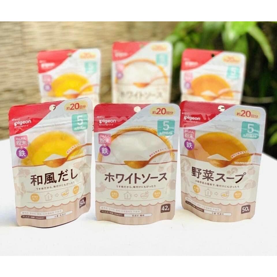 Bột nước dùng dashi pigeon nhật bản đủ vị, bột dashi pigeon