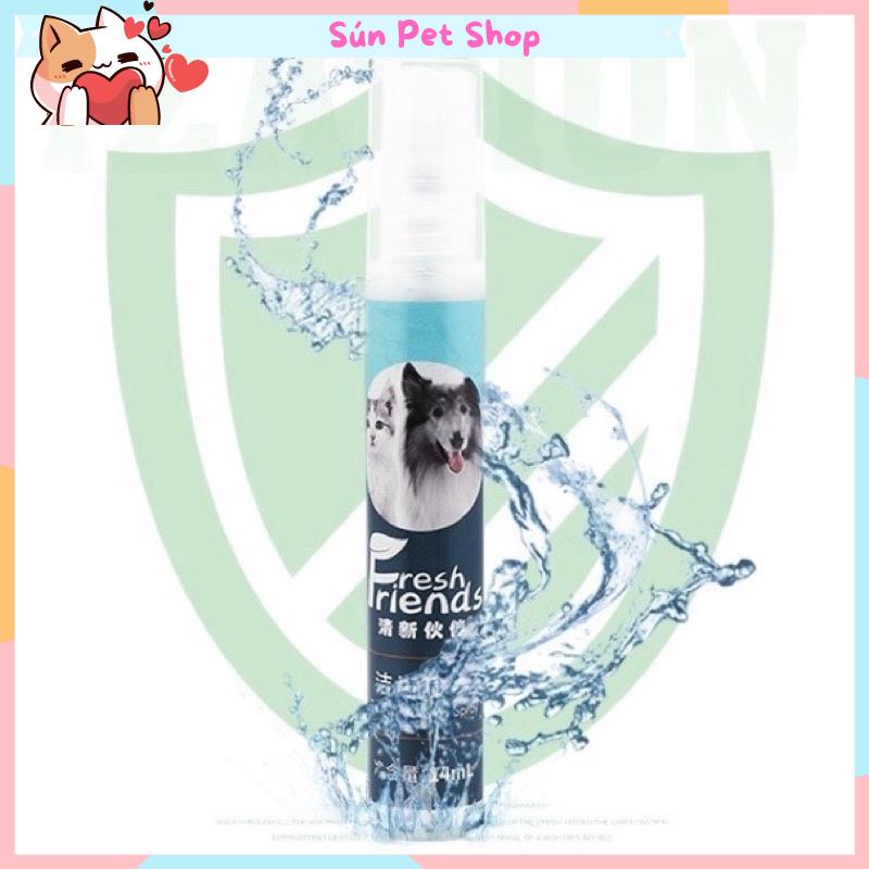 Xịt thơm miệng cho chó mèo Fresh Friend 14ml