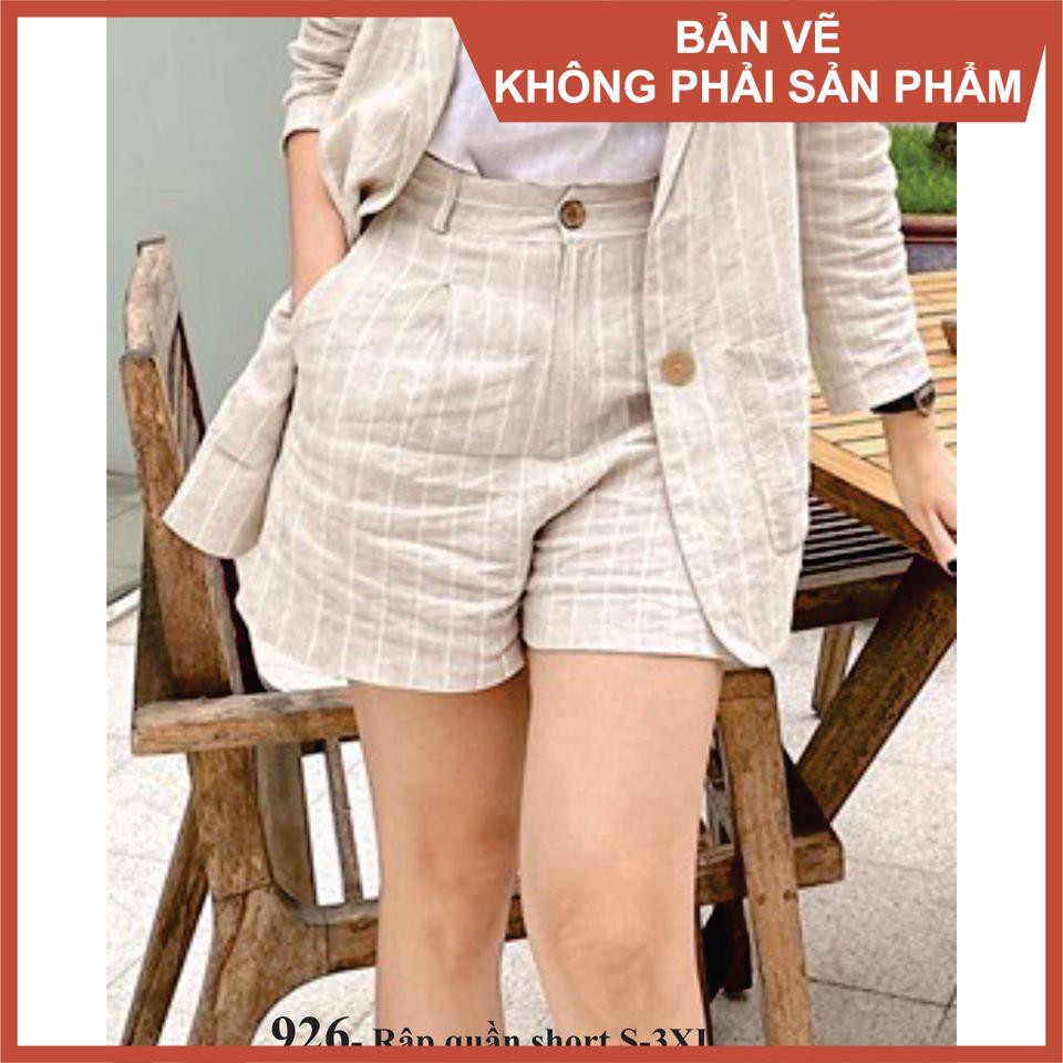 Rập giấy may quần short mã 926