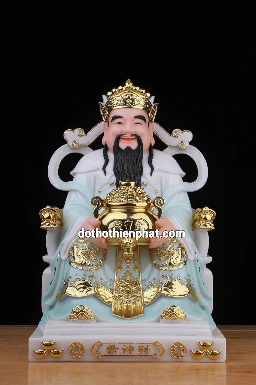 Ông thần tiền đá 12in cao 30 cm