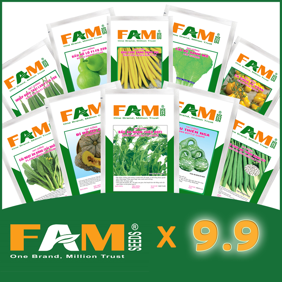 Hạt giống famseeds - tặng 1 gói hạt giống bất kỳ