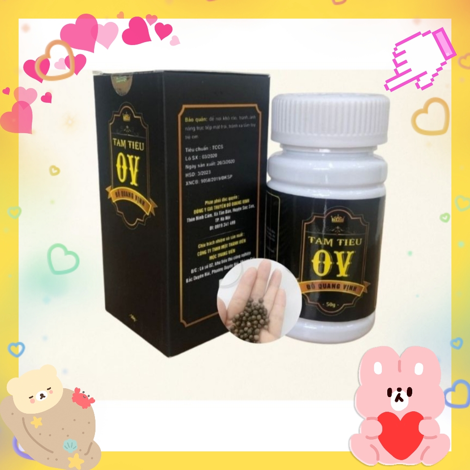 3 Lọ Tam Tiêu OV Viên - Thơm miệng