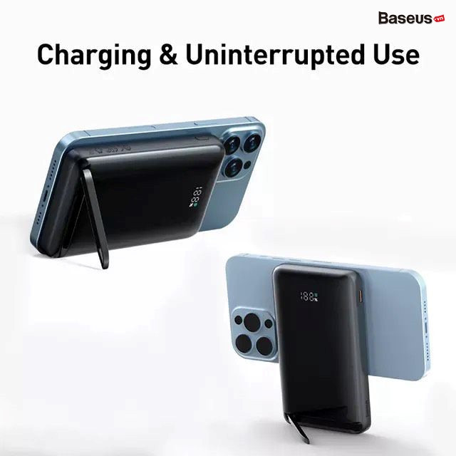 Baseus Magnetic Bracket Wireless Fast Charge Power Bank 10000mAh 20W