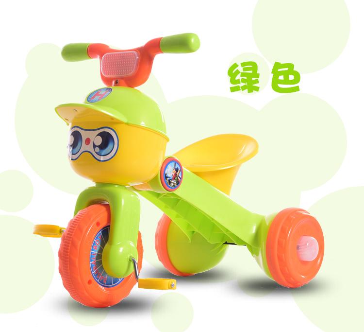 Xe đạp 3 bánh có đèn gấp gọn cho bé