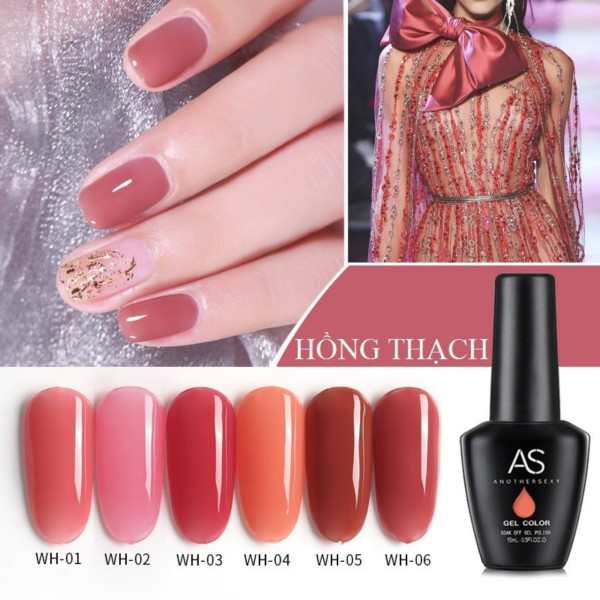 Sơn Gel Thạch AS Mã WH 15ml Chính Hãng