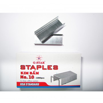 1 HỘP Kim bấm số 10 G*STAR (1 hộp 1000 kim)