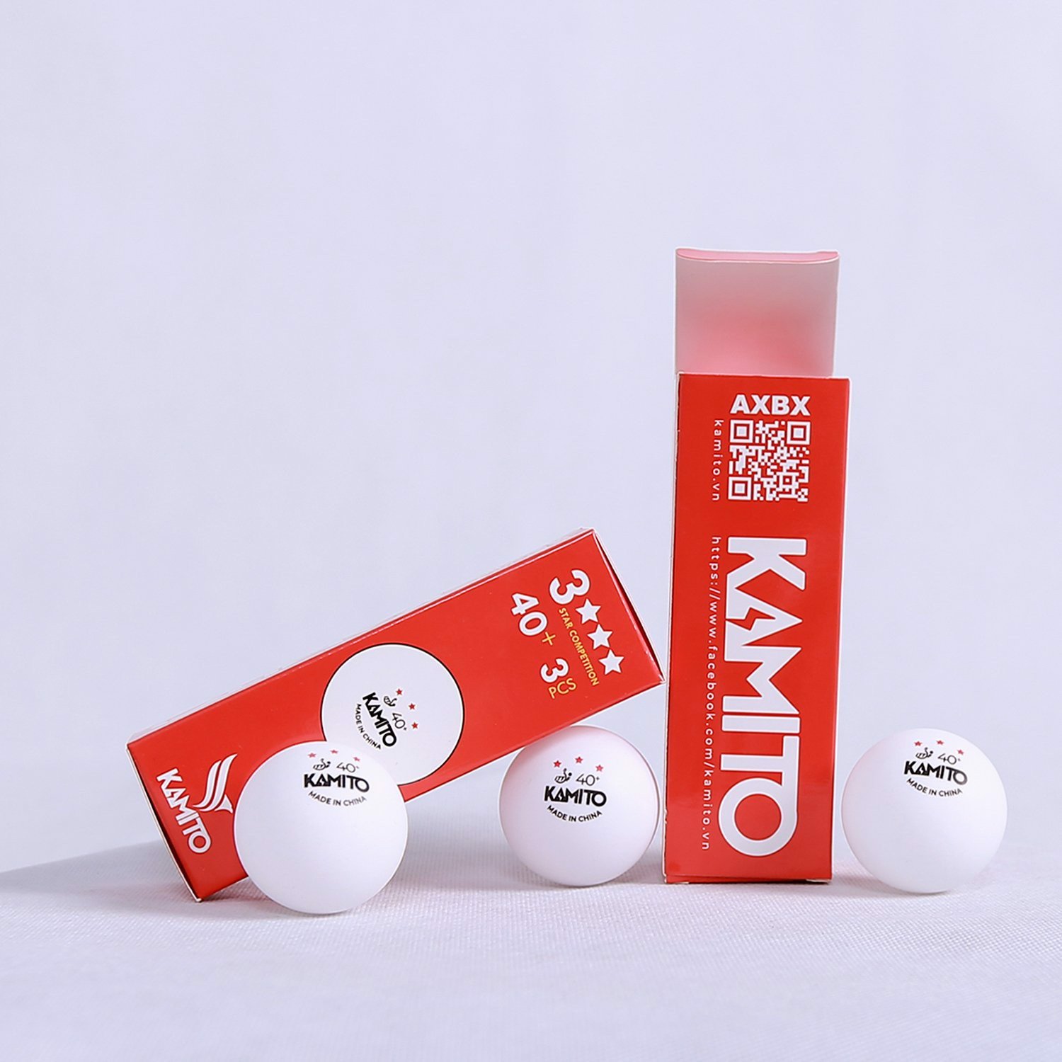 Quả Bóng Bàn Kamito 3 sao (3 quả/hộp)
