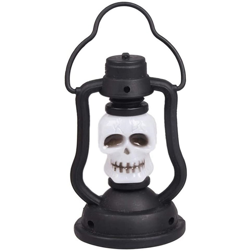 Halloween Lantern Skeleton Halloween Skull Led Automatic Gradual Change Night Light Fully Automatic 7-Color Gradient