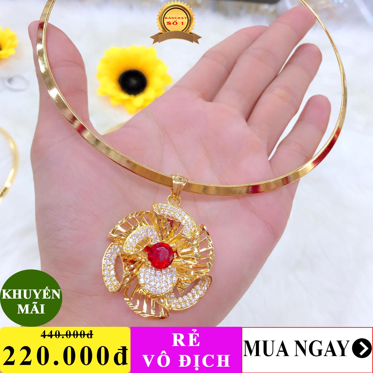 [ƯU ĐÃI LỚN] Kiềng đeo cổ nữ đẹp Trang sức Gami VK03101911 - đeo đi đám cưới vô cùng quý phái