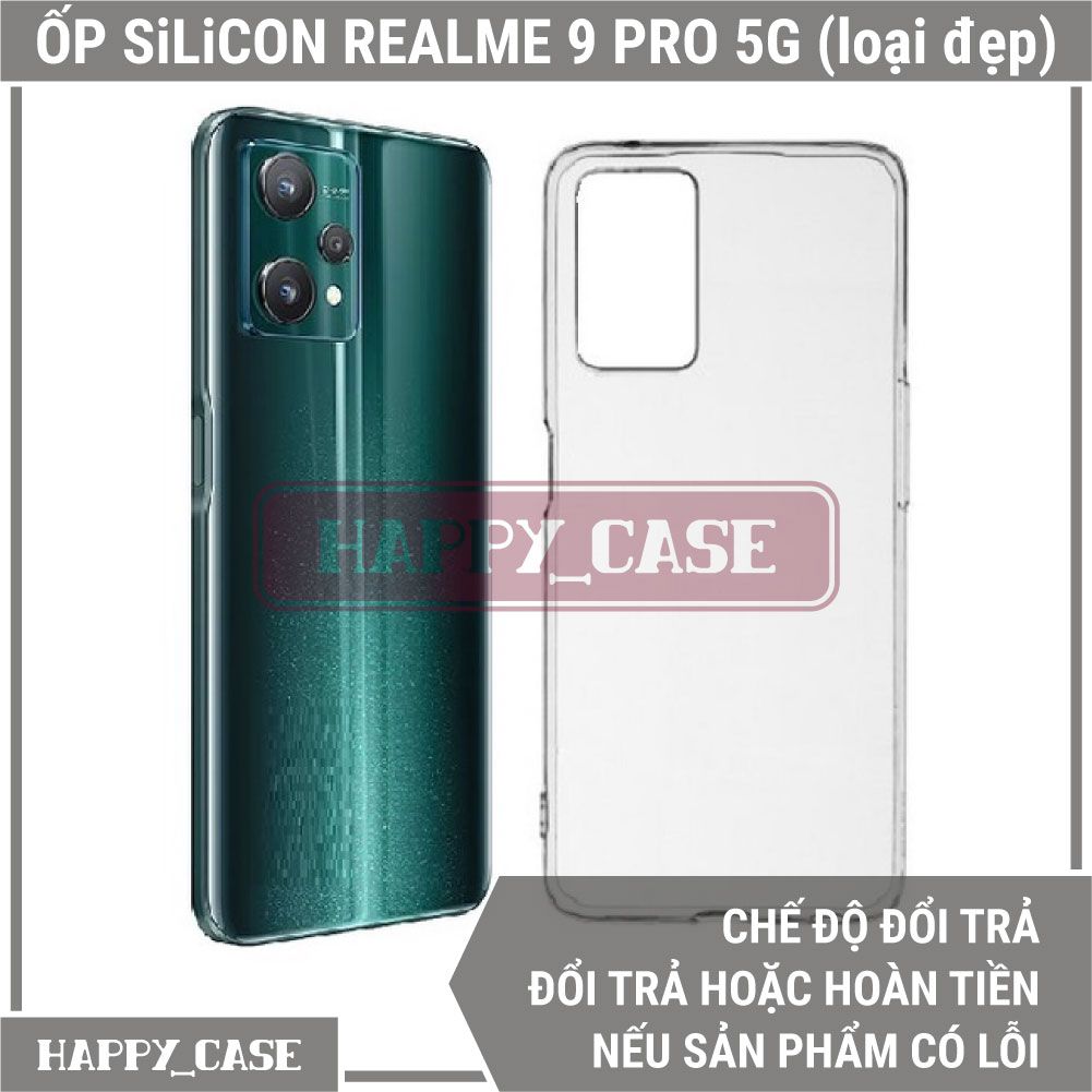 Ốp Lưng Điện Thoại Realme 9 Pro 5G (Loại Đẹp) Thin Transparent Silicon