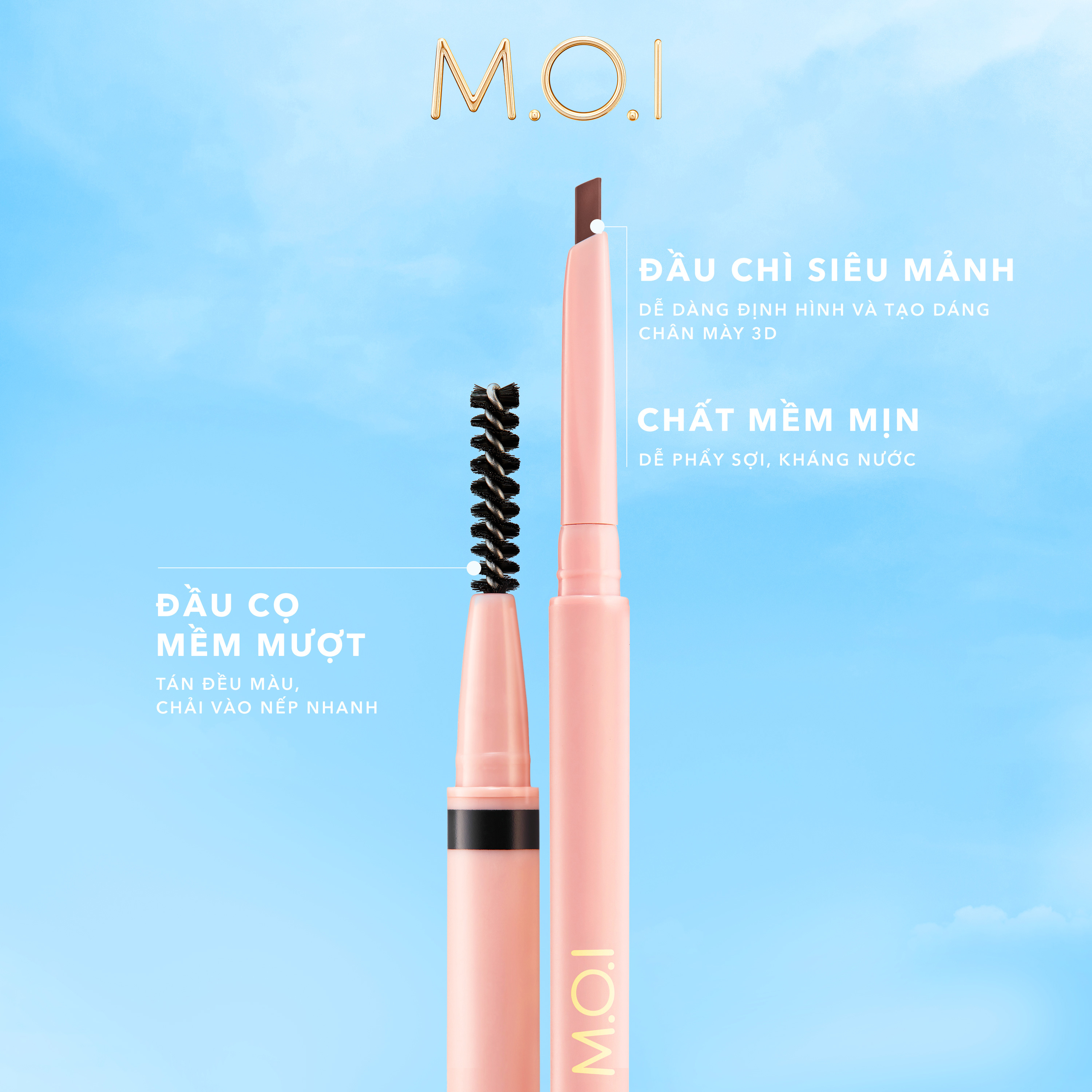 [Chính hãng] Chì kẻ mày Perfect Shape Eyebrow M.O.I