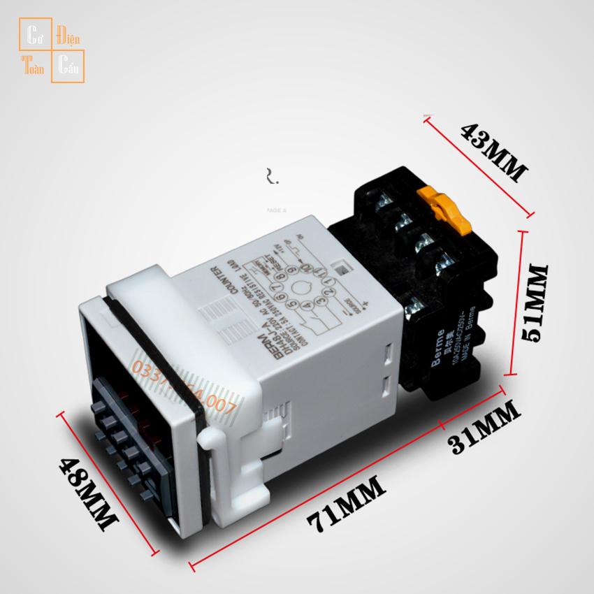 DH48J-A Bộ đếm sản phẩm ( Counter ) Omron