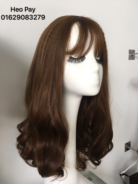 Tóc Nguyên Đầu Xoăn 40Cm, 8112