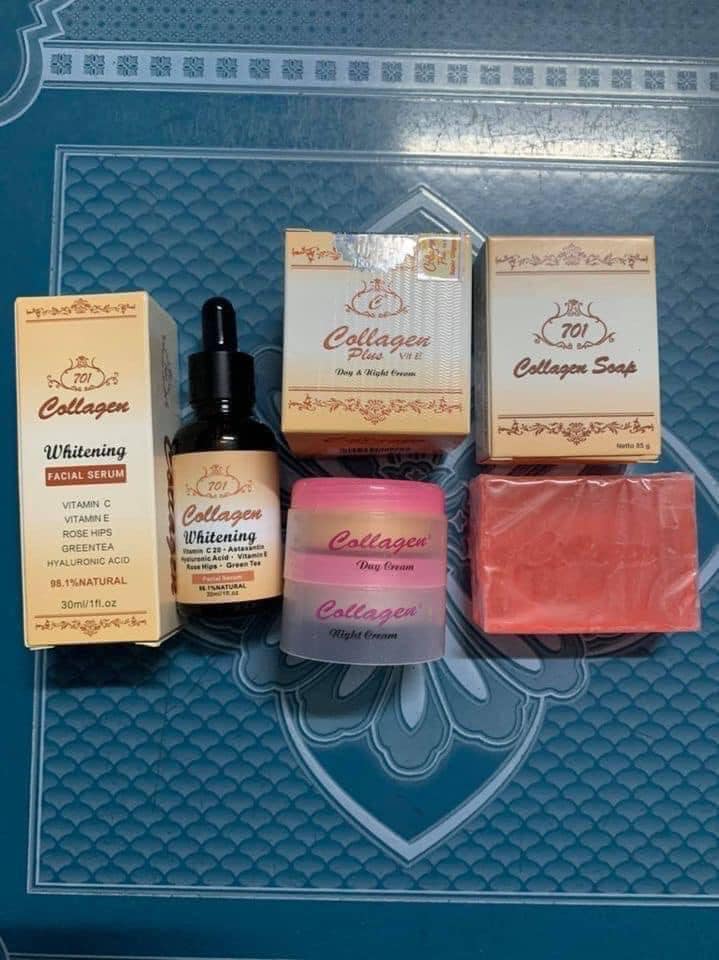 bộ kem và serum vit colagen plus vit e