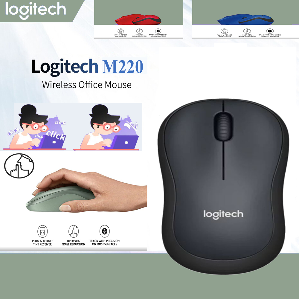 Chuột Không Dây Logitech M220, Bảo Hành 6 Tháng , Hàng Công Ty