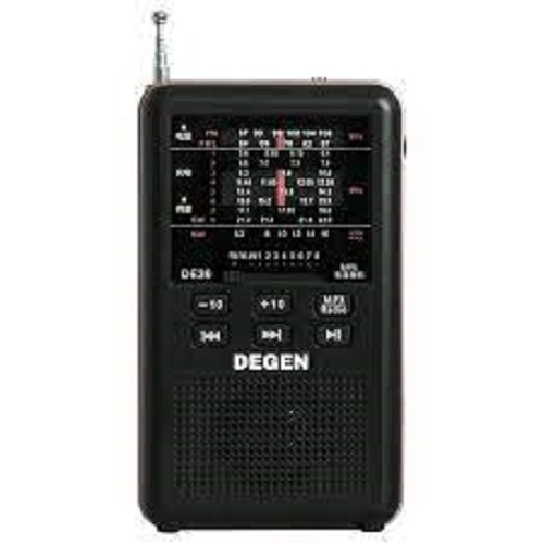 RADIO NGHE NHẠC MP3  DEGEN DE- 36 ( đọc MP3 qua cổng TF card)