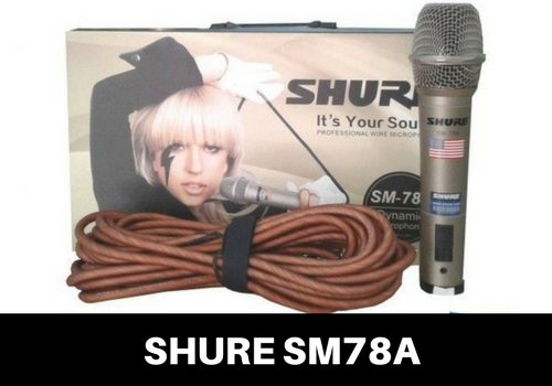 Micro có dây Shure SM 78A