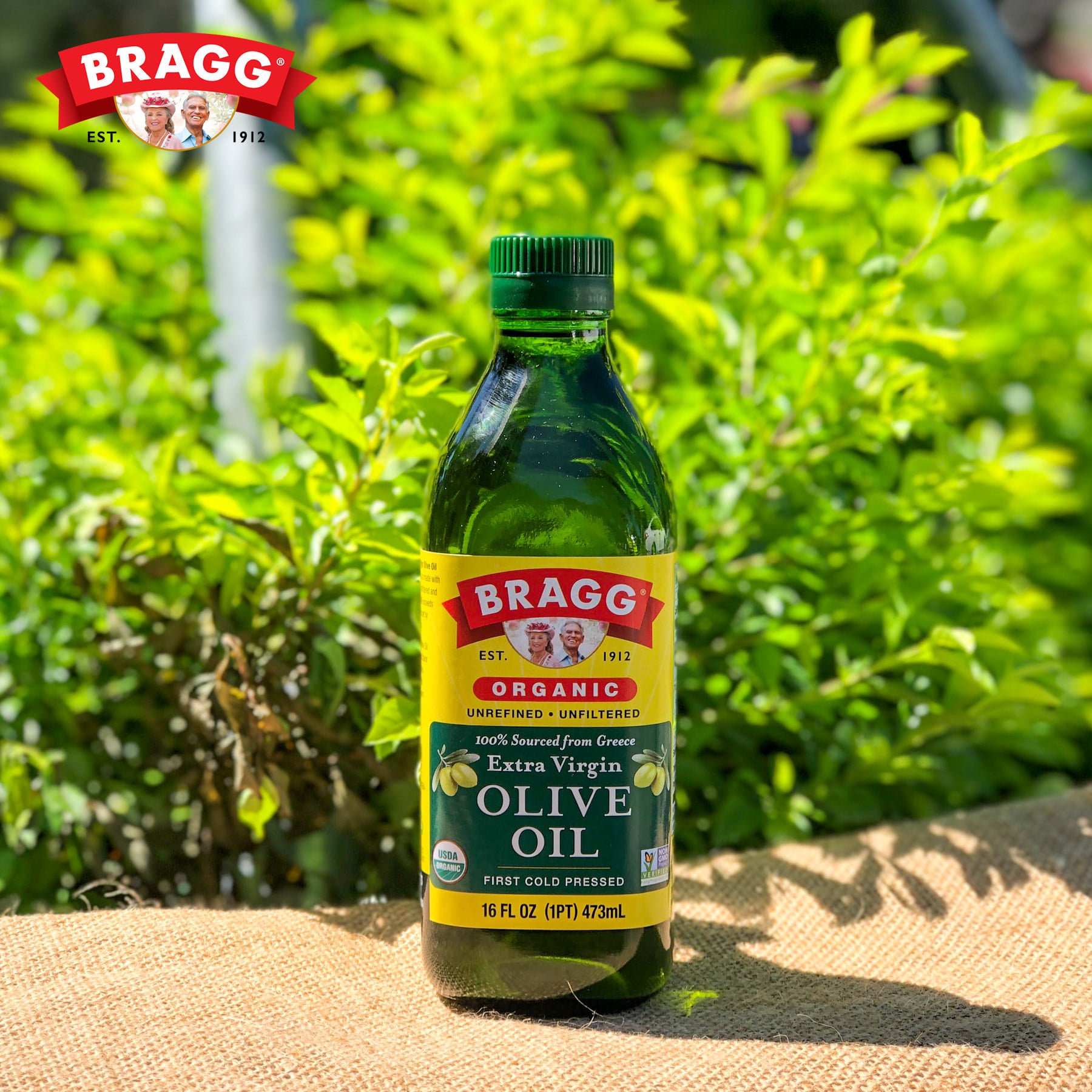 Dầu oliu hữu cơ ép lạnh 473ml Bragg Extra Virgin Olive Oil