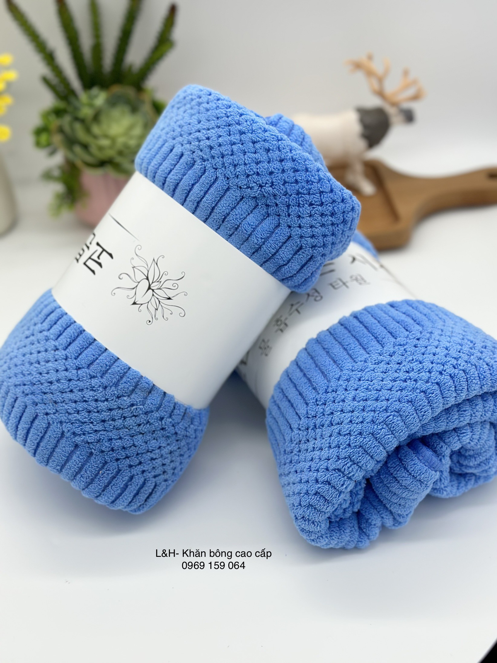 Khăn mặt lông cừu, kt 30x50cm, hạt gạo