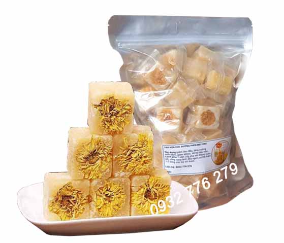 10 viên Trà hoa cúc đường phèn mật ong loại ngon Muasam nhanh