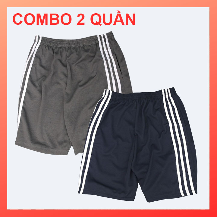 [HCM]Combo 2 quần đùi nam vải thun thoáng mát (màu ngẫu nhiên)