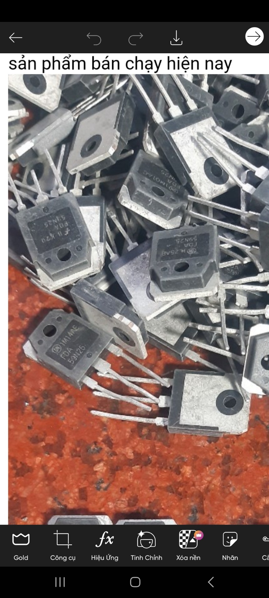 [HCM]fet công suất classd 59N25 (1 con)