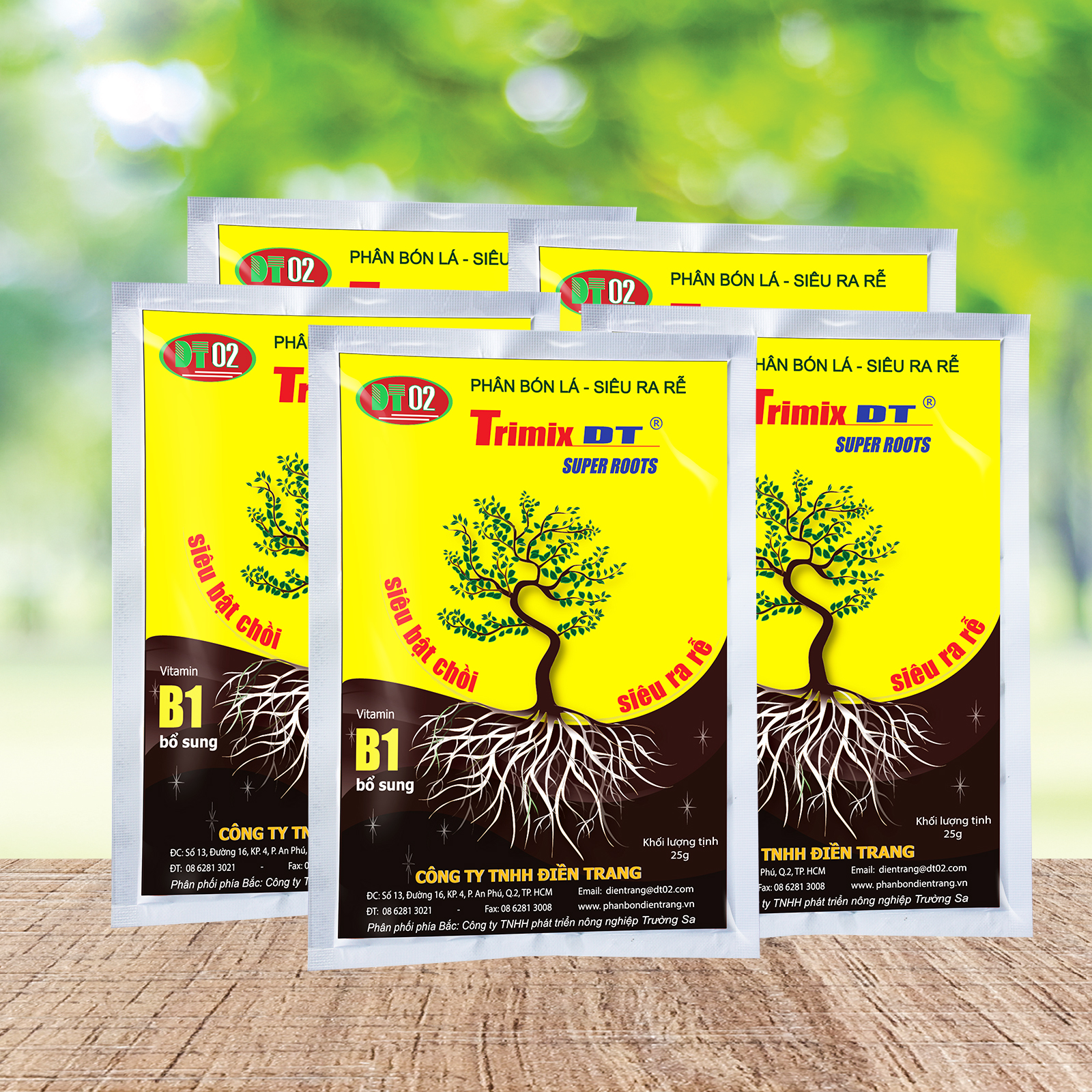 Combo 5 gói phân bón kích rễ - siêu ra rễ trimix-dt 25g