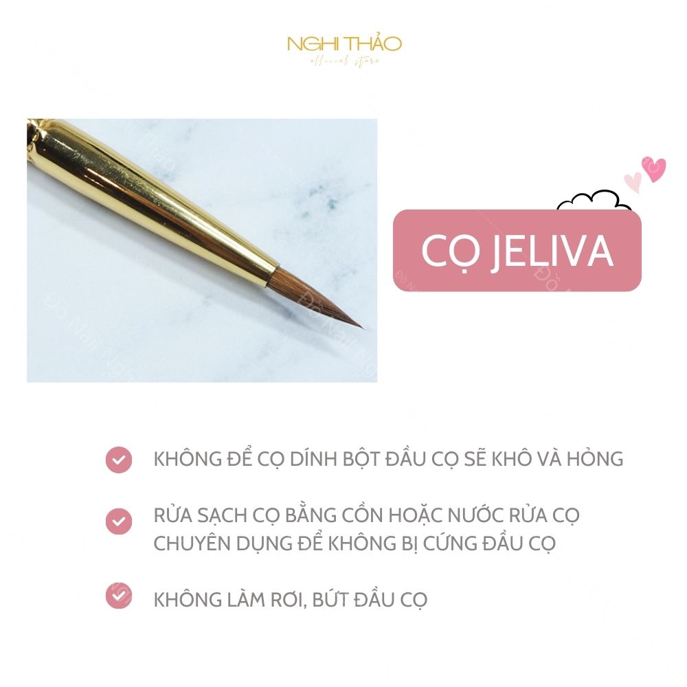 Cọ đắp hoa bột Jeliva