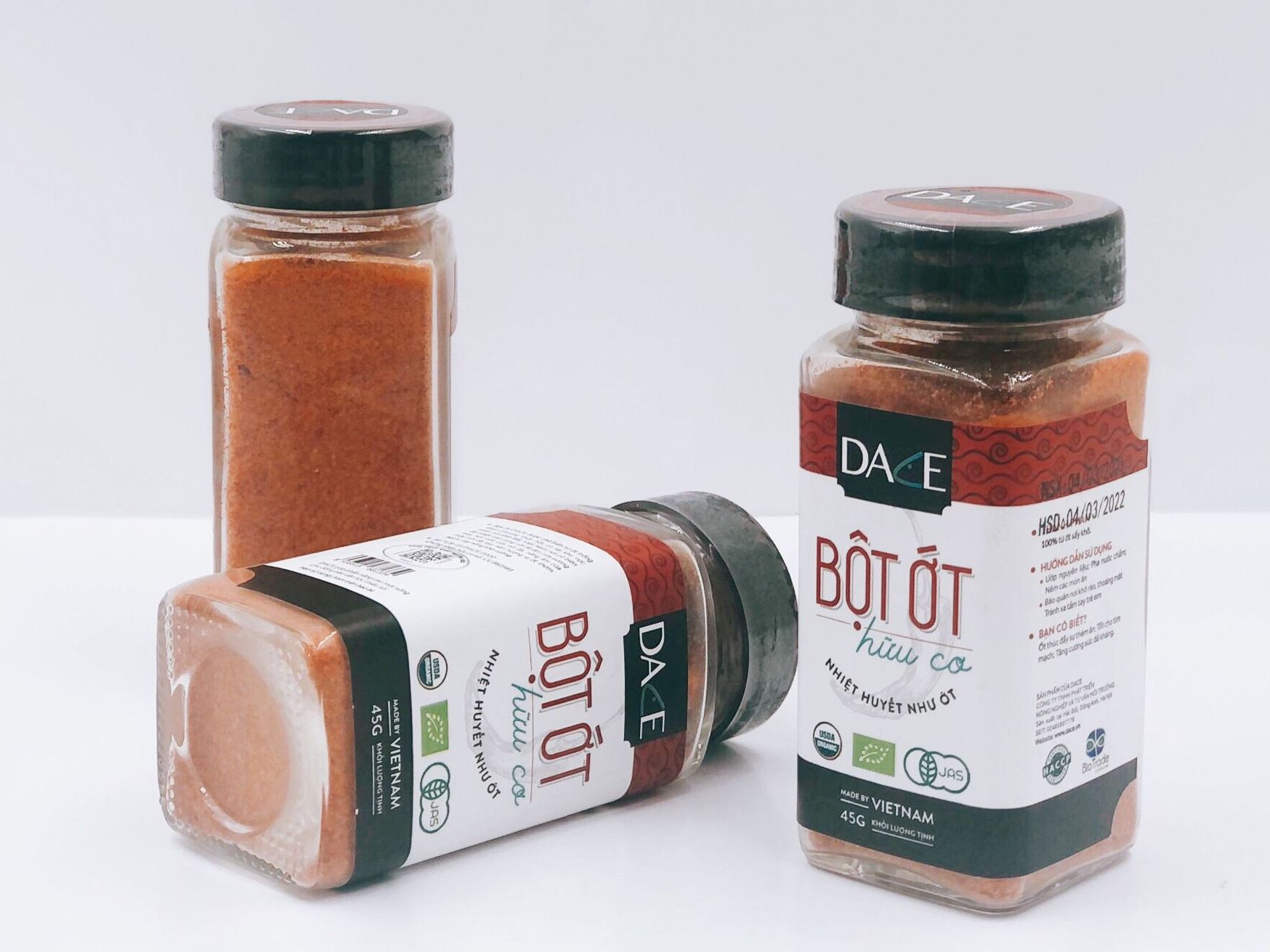 Organic Chili pepper powder 45gr-dace