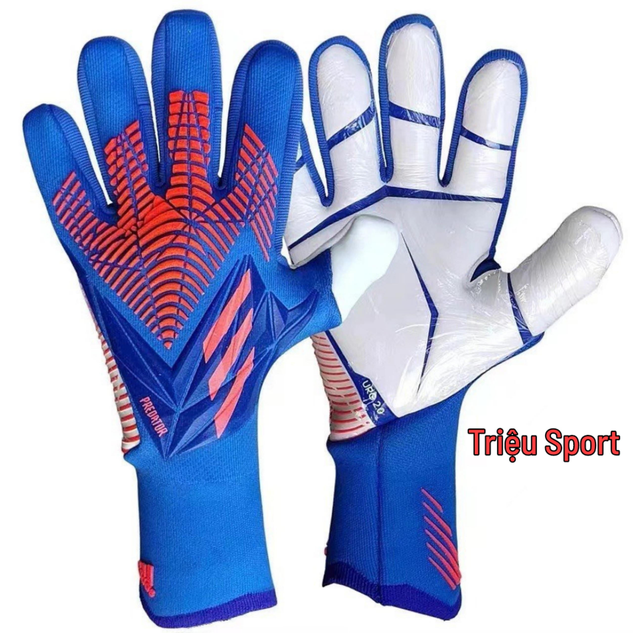 Găng Tay Thủ Môn Predator EDGE ( Xanh Hồng )