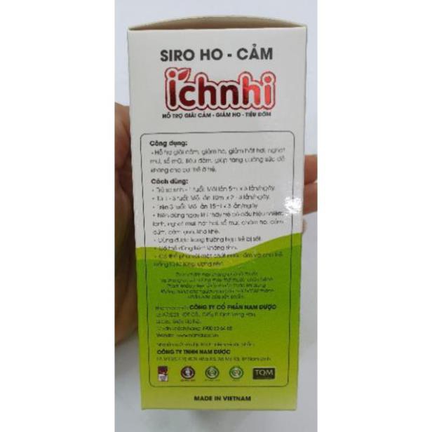SIRO HO CẢM ÍCH NHI - CHAI 90ml