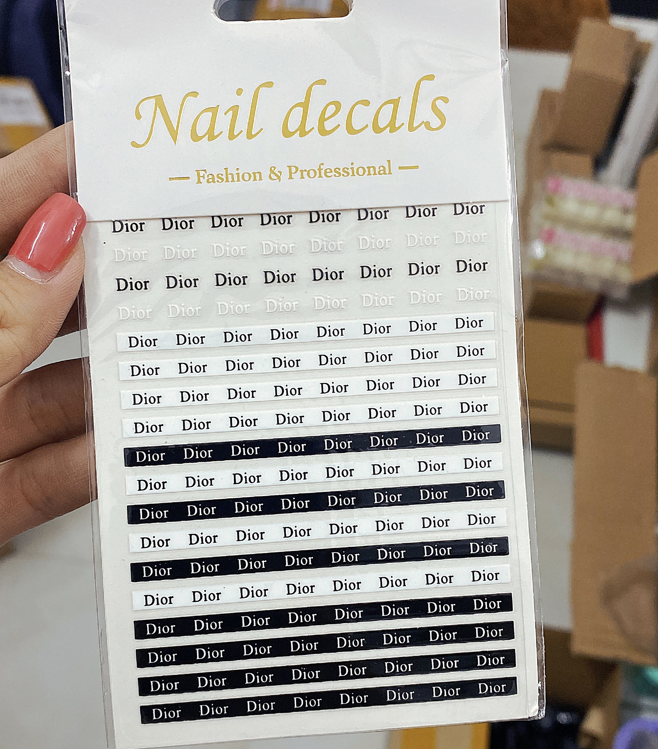 Sticker mẫu mới dán móng tay - Nail 937