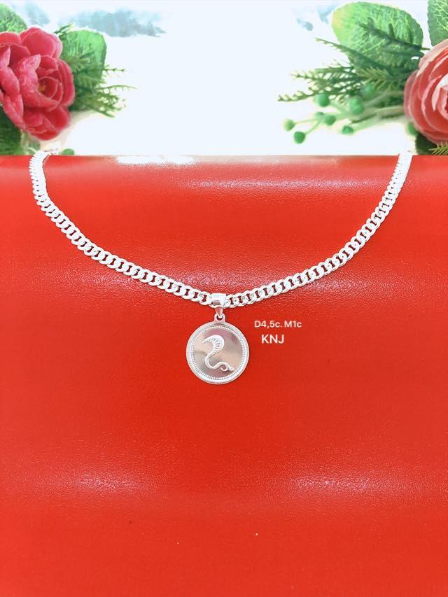 1 Mặt dây chuyền hình 12 con giáp bằng bạc (Chỉ bán mặt)