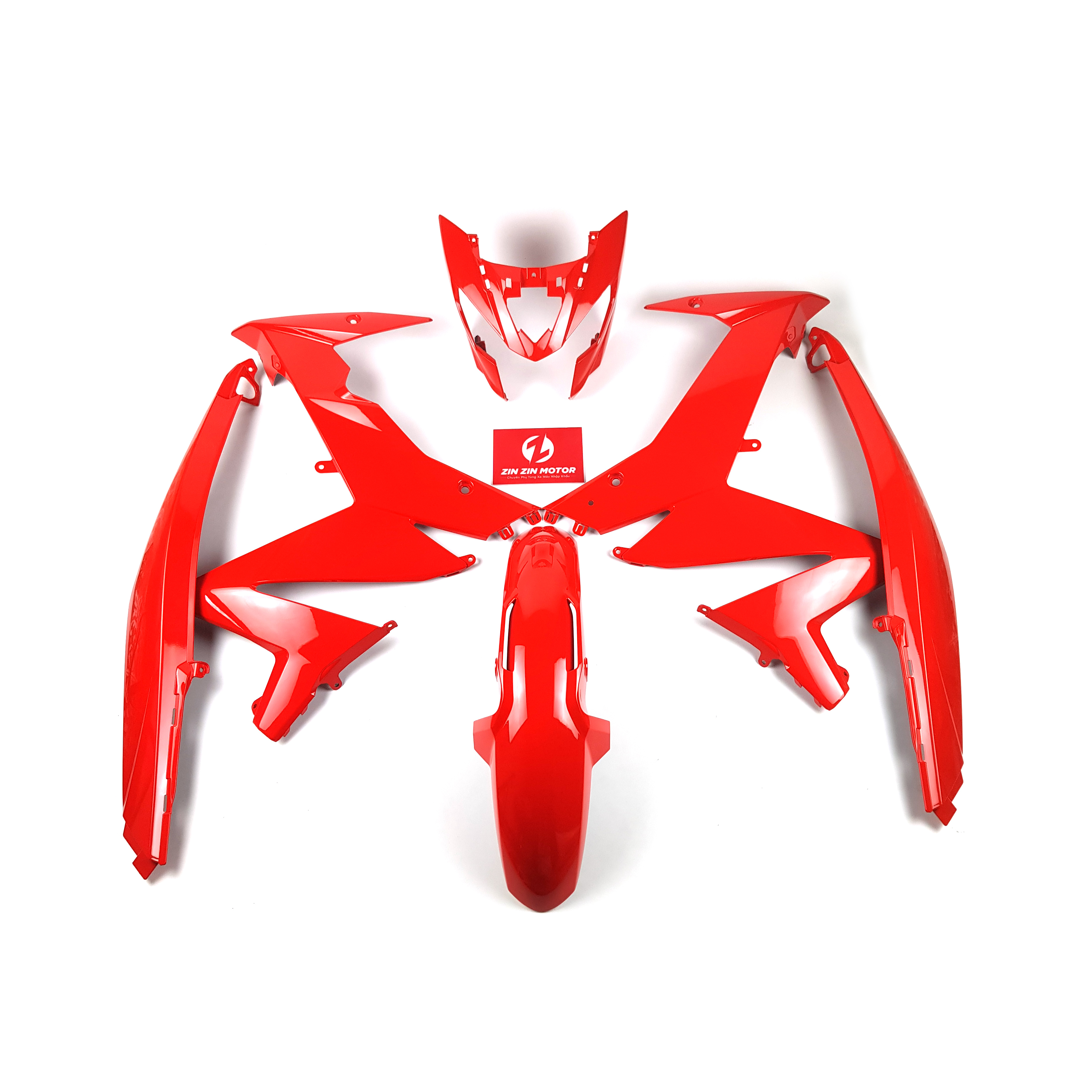 Seamless Satria đỏ ball-Satria fi, Raider fi-Zin Zin motor