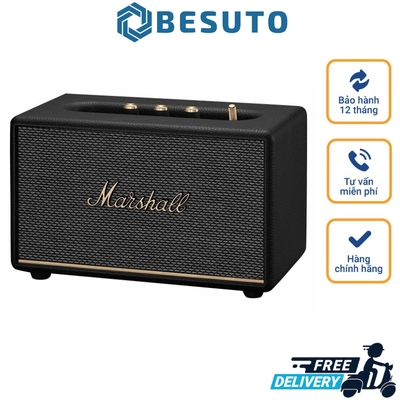 Marshall Acton III Bluetooth Home Speaker, Black