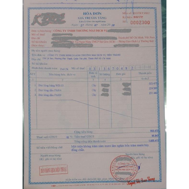 [Mã 12LSSALE giảm 100% đơn 50k] Bút Lông Dầu PM09 - Chính Hãng