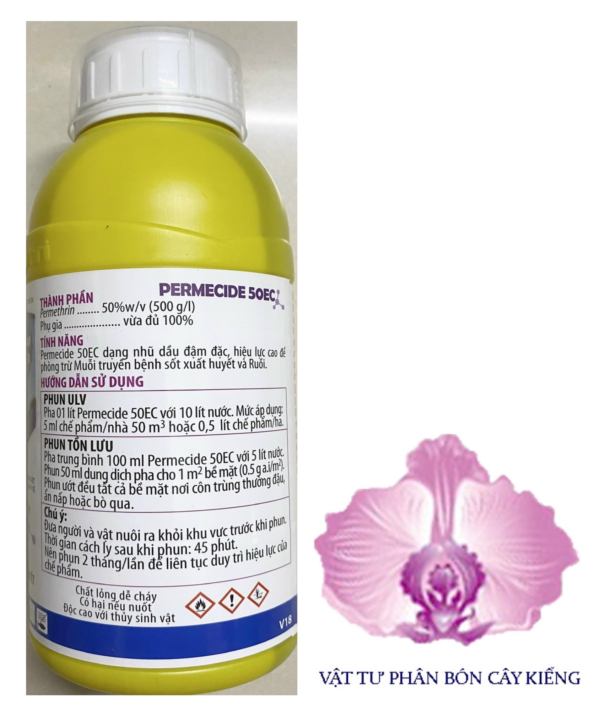 Thuốc Diệt Trừ Ruồi Muỗi Permecide 50EC - #106B# 1 lít