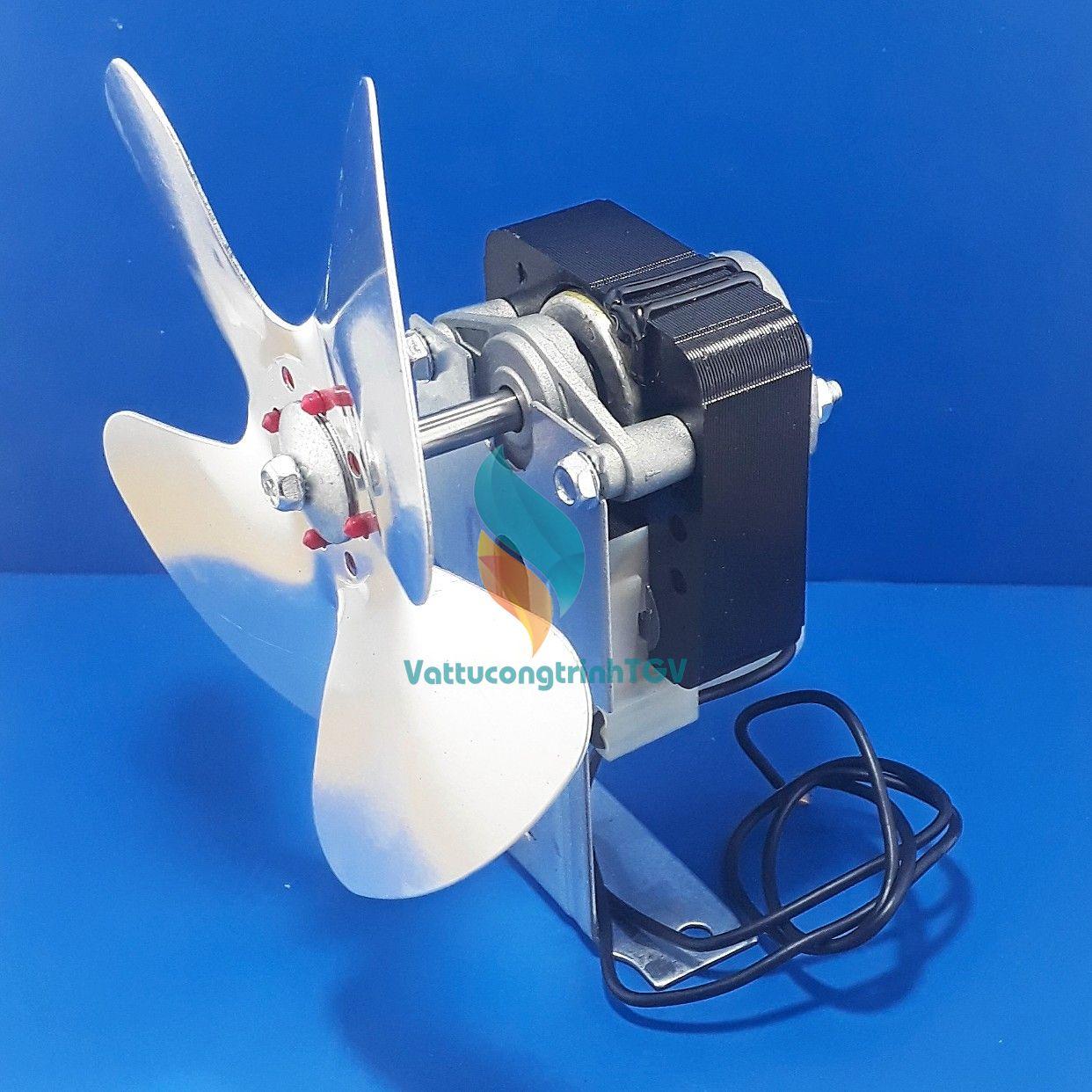 Bộ motor quạt 220V - 4/27W + cánh nhôm 12cm