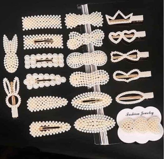 Bảo Hành 6 Tháng sét kẹp tóc ngọc trai 20 món thời trang hàn quốc