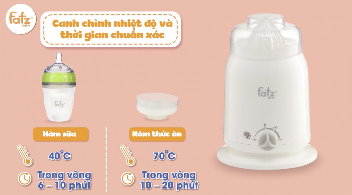 Máy Hâm Sữa Fatzbaby FB3002SL